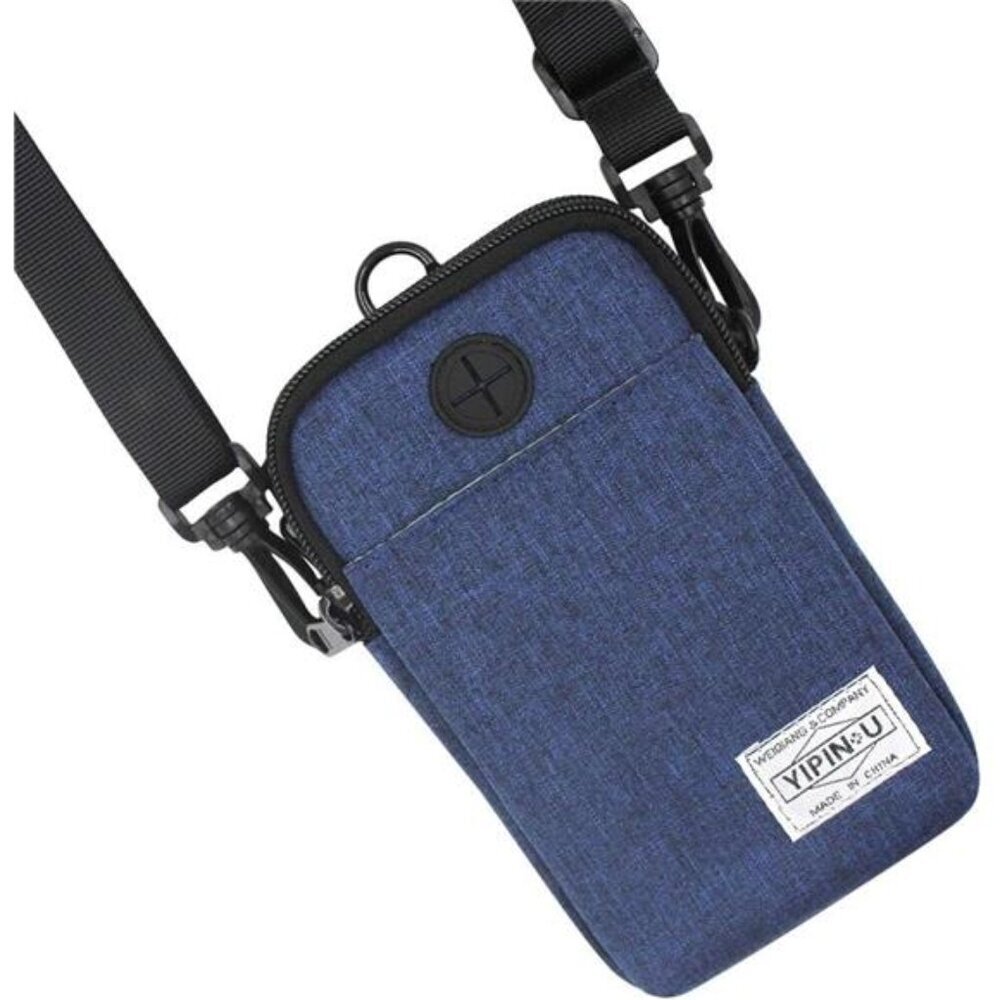3-Layers Waterproof Cell Phone Pouch Crossbody Purse Oxford Fabric Belt Bag - Picture 6 of 8